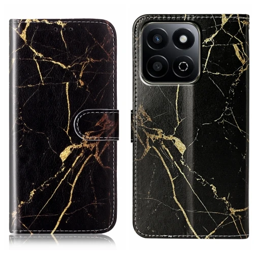 Marble Pattern Leather Phone Case for Honor X7C 4G / 200 Smart, Honor