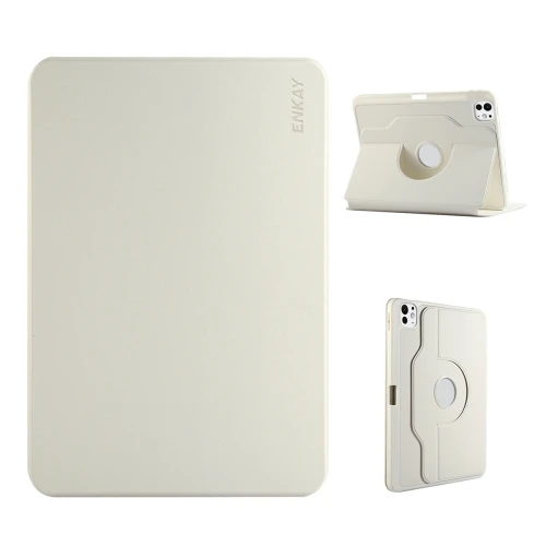 360 Rotation TPU Leather Smart Tablet Case with Pen Slot for iPad Air, ENKAY