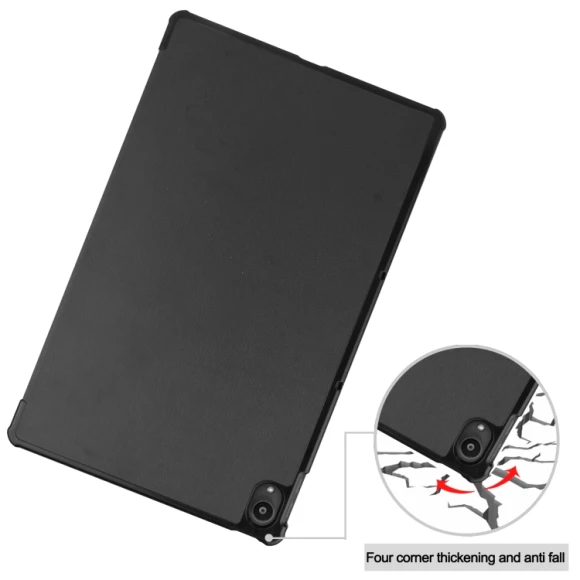 Three-folding Smart Leather Tablet Case for Lenovo Tab P11, Lenovo