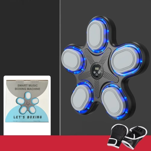 Smart Music Boxing Machine with Bluetooth and LED Lights — Smart Boxing Trainer