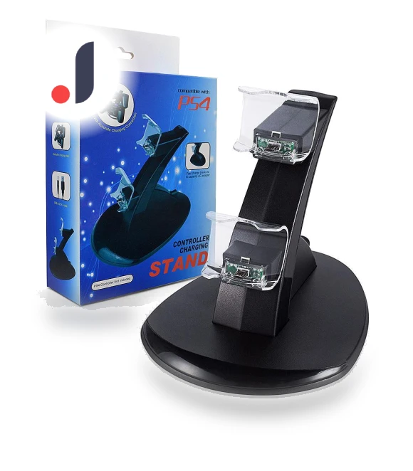 Dual Wireless Charging Station for PS4 Slim Controllers — Accessories, Gaming Bay