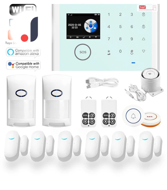 Smart Home Alarm System — Smart Home Security, Stone Home