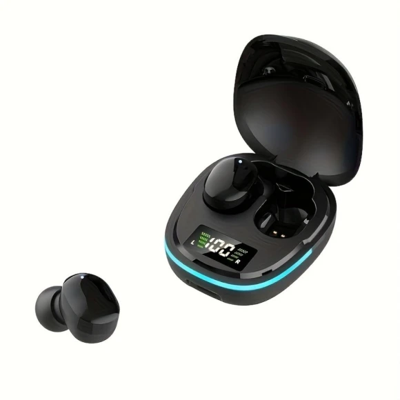 Wireless Touch Headset with LED Display — In-Ear Headphones, JR-Studio