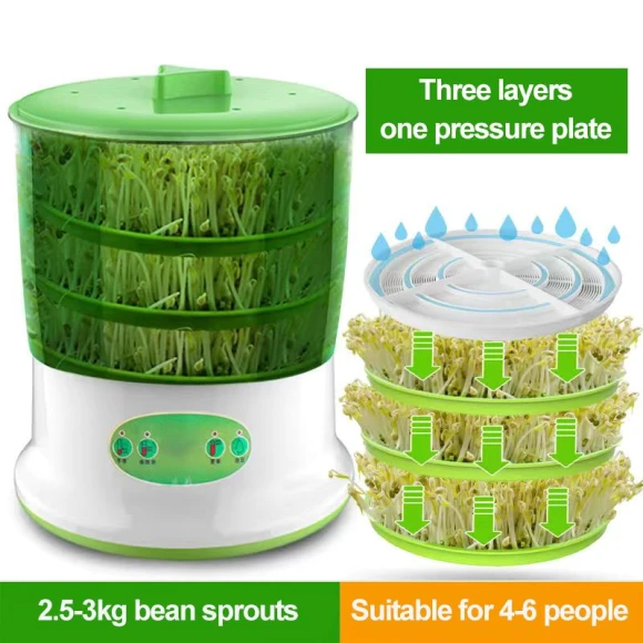 Smart Bean Sprouting Machine — Controllers, DC-HOME-4