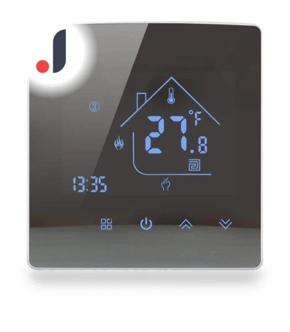 Touchscreen LCD Display All-in-One WiFi Temperature Regulator — Home Climate Control, Jiuke Kids