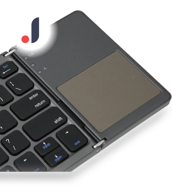 Ultra-Thin Portable Folding Bluetooth Keyboard — Keyboards, Zeblaze