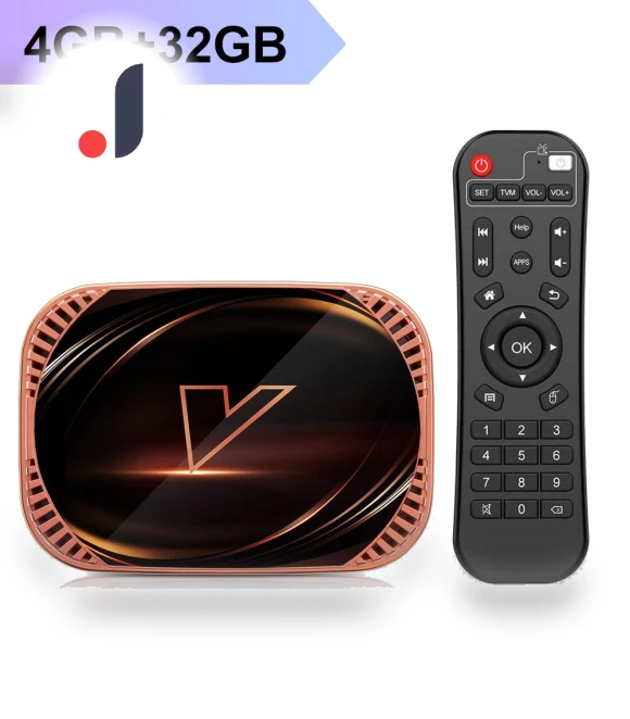 8K Smart TV Box — Ultra HD Media Players, Blackin
