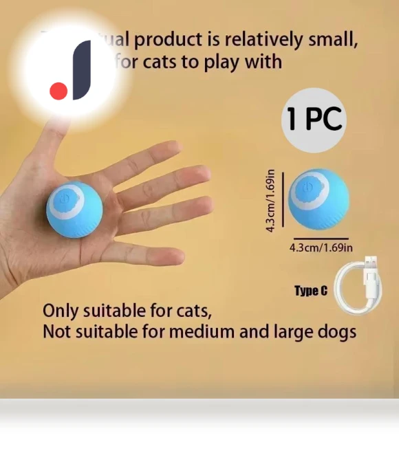 Interactive Cat Toy Ball — Cat Playthings, JINGYUE Pet
