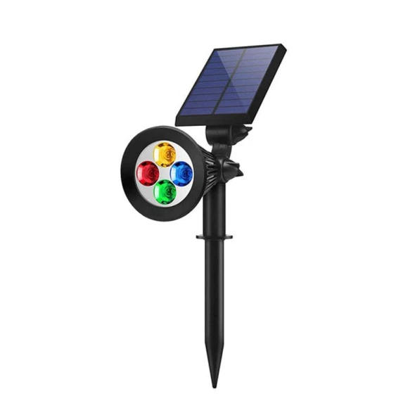 RGB Solar Spotlight — Outdoor Illumination, Smart Mouse