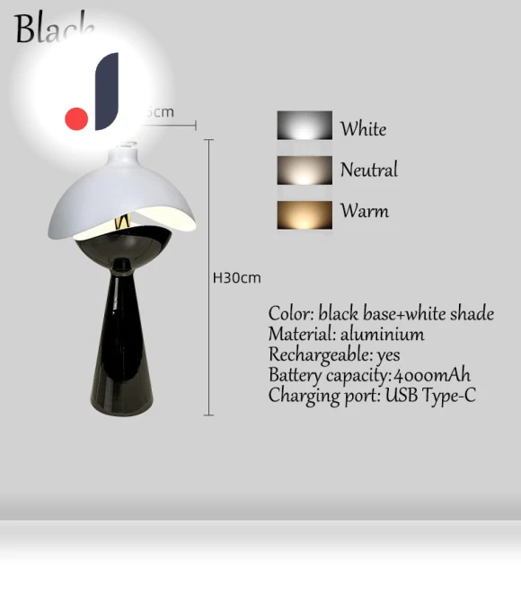 Wireless Desk Lamp with Dimming — Study & Desk Lighting, Chic Home