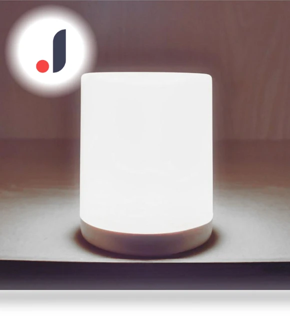 LED Desk Lamp with USB Charging — Desk & Table Lighting, DC-HOME Textile