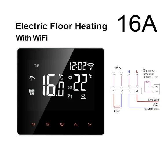 WiFi Smart Thermostat — Smart Climate Control, Modern Home Furnishing