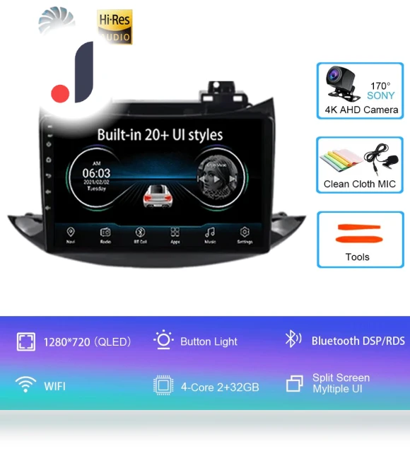 Android Auto Car Radio Multimedia Video Player — Stereo Receivers, AutoSphere