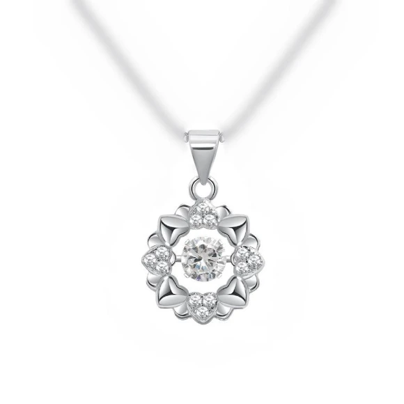 Heart-shaped Dance Pendant Necklace — Smart Jewelry, Original jewelry design