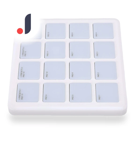 Wireless MIDI Controller with RGB Backlight — MIDI Control Devices, DIYelecs