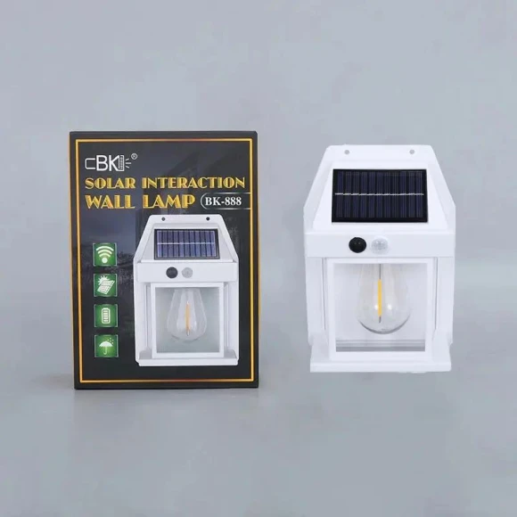 Motion Sensor Solar Tungsten Night Lamp — Garden Illumination, AutoSphere
