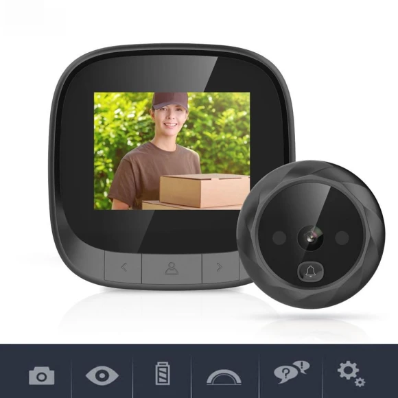 Digital Doorbell with LCD Display and Infrared Camera, The Romantics