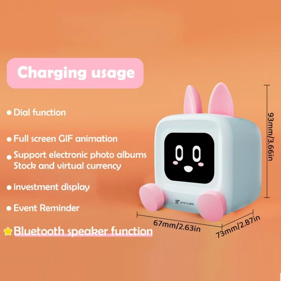 Mini Smart Display with Weather, 1234vdsv