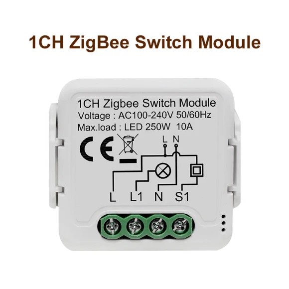 Tuya ZigBee 3.0 Switch Module, GIRIER