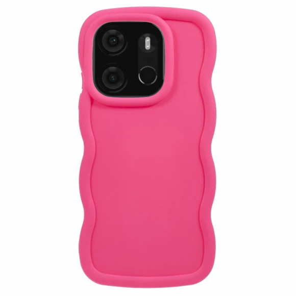 Solid Color Wavy Edge TPU Phone Case — Phone Accessories, Samrtwatch Bands Straps