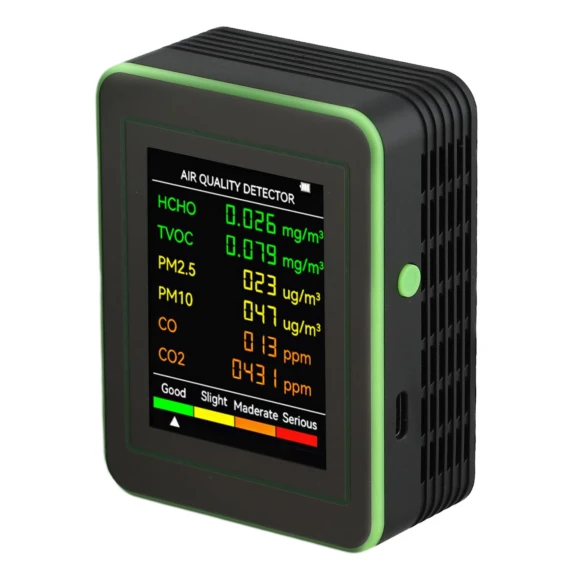 6 in 1 Air Quality Monitor, tasteforlife