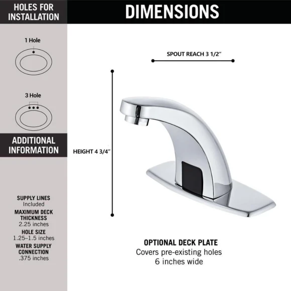Automatic Infrared Touchless Faucet, The Romantics