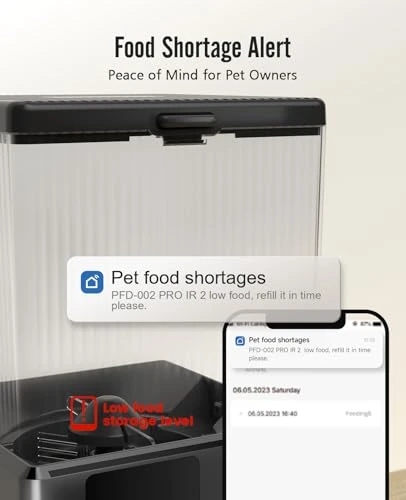 Automatic Cat Feeder with WiFi, oneisall