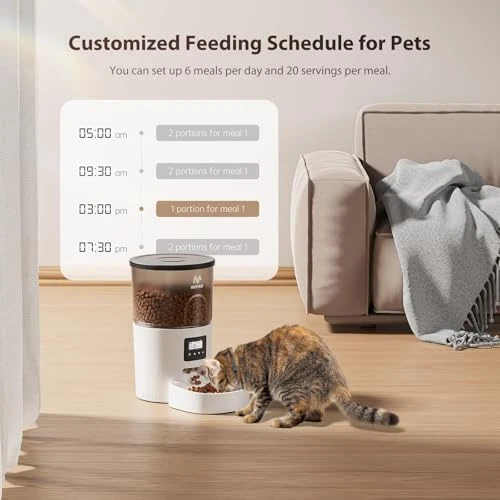 Automatic Pet Feeder with Timed Dispensing, IMIPAW