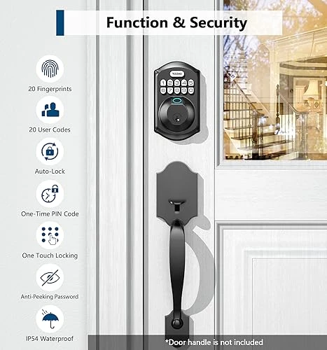 Fingerprint Door Lock — Smart Lock, TEEHO