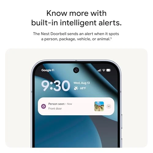 Wired Doorbell with 2K Video and Gemini — Video Doorbell, Google