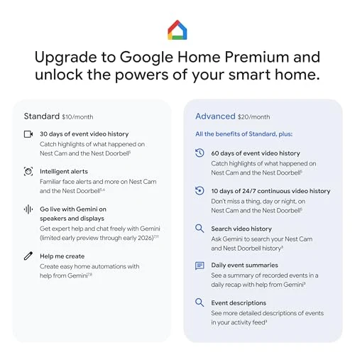Wired Doorbell with 2K Video and Gemini — Video Doorbell, Google