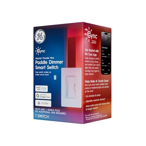 Paddle Dimmer Smart Switch — Smart Switch, Cync