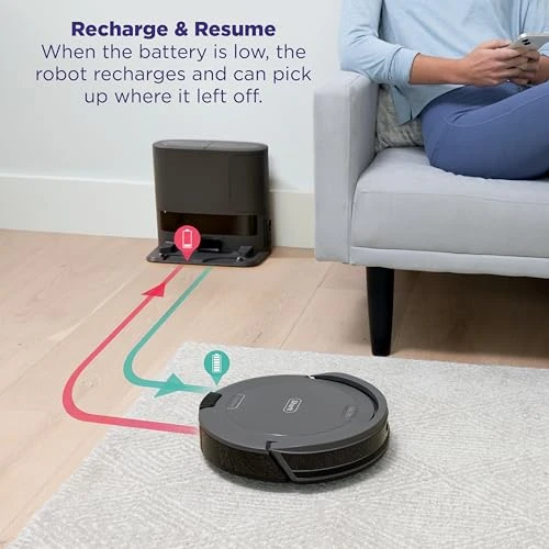 Robot Vacuum and Self-Empty Base — Robot Vacuum, Shark
