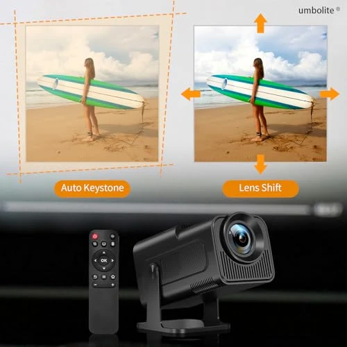 Mini Projector with WiFi and Bluetooth — Smart Projector, umbolite