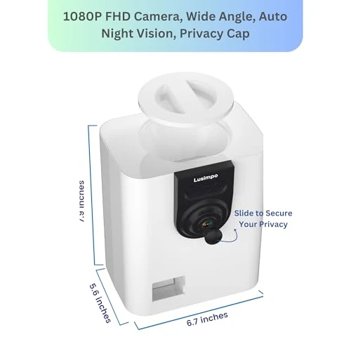 Pet Camera with Treat Dispenser — Automatic Pet Feeder, LUSIMPO