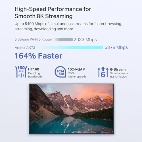 WiFi 6 Router, TP-Link