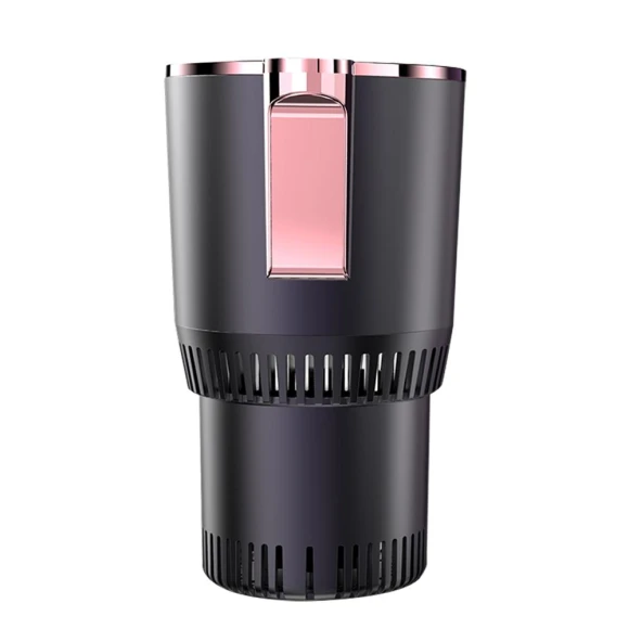 2-in-1 Touch Screen Car Mug with Cooling and Heating — Beverage Warmers