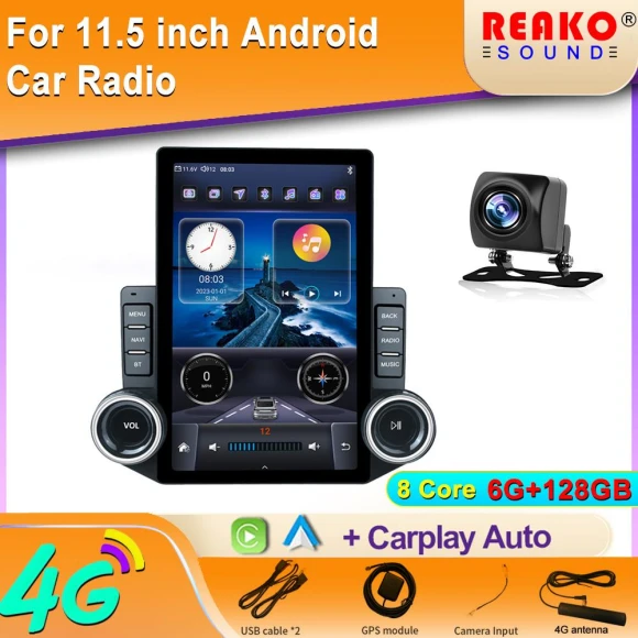 Universal Car Radio Player — Stereo Receivers, Reakosound