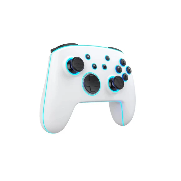 Wireless Controller with Colorful Light Effect, FourAll Video Games Accessories
