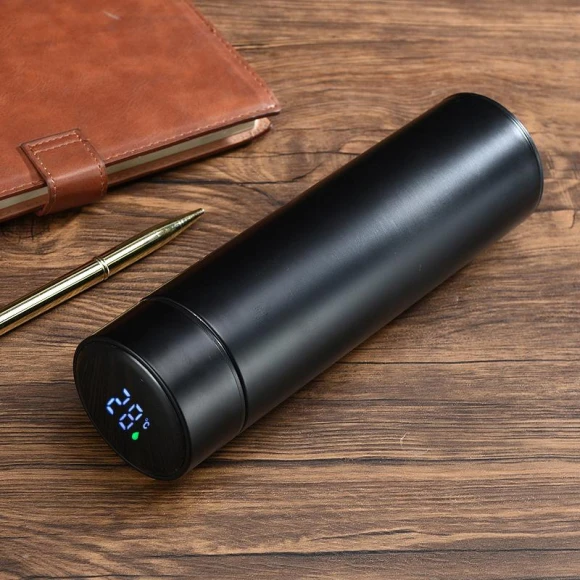 Smart Vacuum Insulated Stainless Steel Mug — Smart Water Bottle, TOP HOME