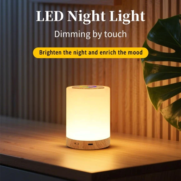 RGB LED Smart Touch Night Light — Smart Light Bulb, Your Department Home