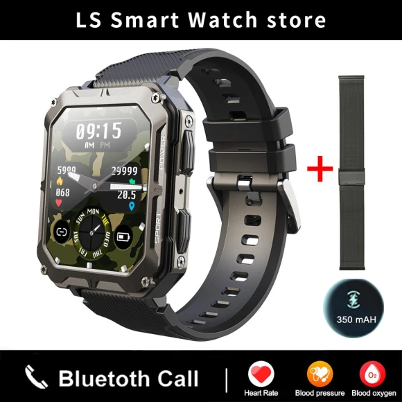 Smart Watch with Health Monitoring and Fitness Tracking — Smart Watch, Lucky Start