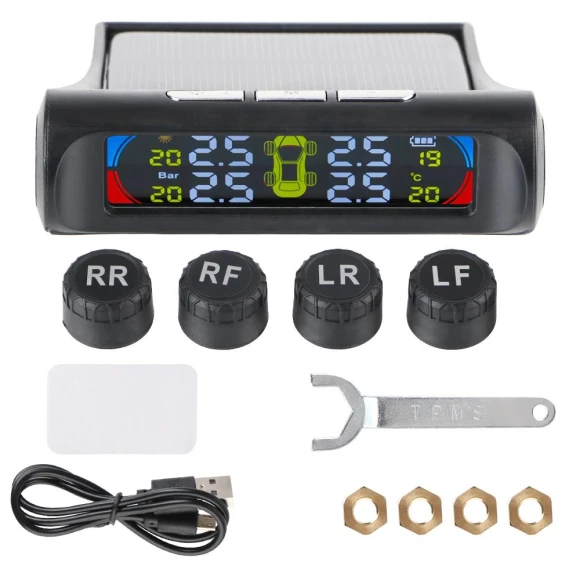 Digital Automobile Tyre Temperature Tester — TPMS, Lntelligent Living Hall