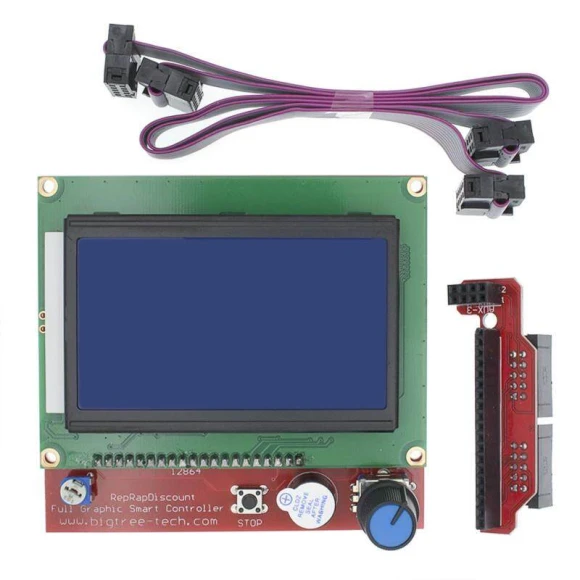 LCD Display 3D Printer Smart Adapter Controller, Classic Time