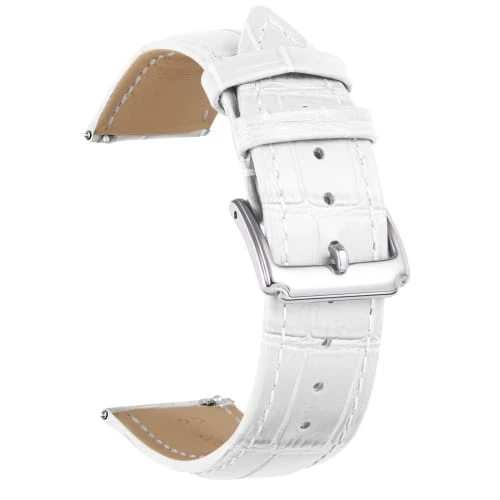 Leather Watch Band with Quick Release, BINLUN