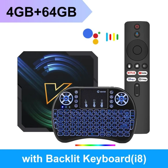 Android TV Box — Smart TV, Blackin