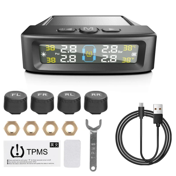 Tire Pressure Monitoring System with External Sensors — TPMS, Lntelligent Living Hall