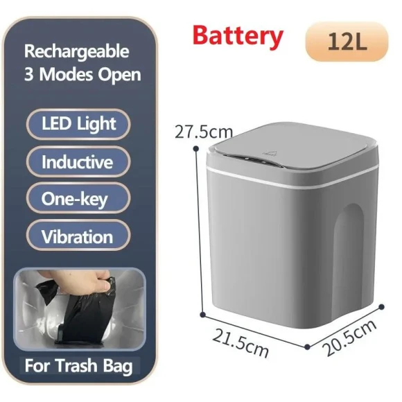 Automatic Sensor Trash Can — Kitchen Cans, DC-Home-2