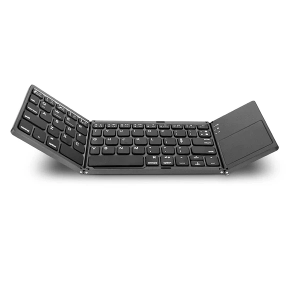 Portable Mini Foldable Bluetooth Keyboard with Touchpad — Bluetooth Keyboard, A powerful man