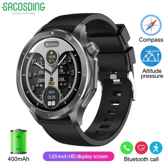 GPS Tracking Smart Watch, SACOSDING